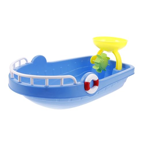 ibasenice 2st Strandboot-Set Wasserspielzeug Für Kinder Schwimmendes Poolspielzeug Badeboot Poolspielzeug Für Kinder Fischerboote Aus Aluminium Sinnesboot Badespielzeugboot Plastik von ibasenice