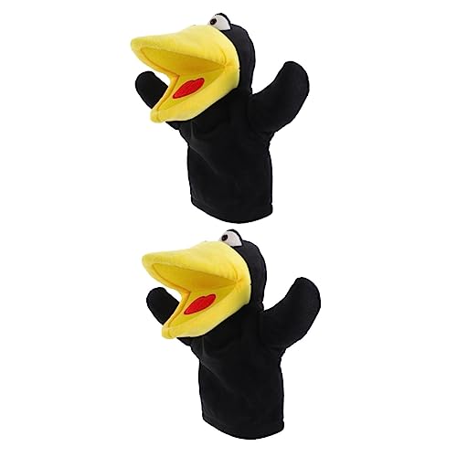 ibasenice 2st Tierische Marionette Handpuppe Spielzeug Kuscheltiere Für Kinder Plüschtiere Babytiere Tierspielzeug Für Kinder Babyhandschuhe Spielzeug Für Kleinkinder Puppen Pp Baumwolle von ibasenice