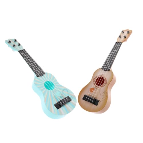 ibasenice 2st Ukulele Gitarrenspielzeug Gitarrenmodelle Für Simulation Von Ukulelen Gitarrenspielzeug Für Nachahmung Von Gitarrenspielzeug Plastik von ibasenice