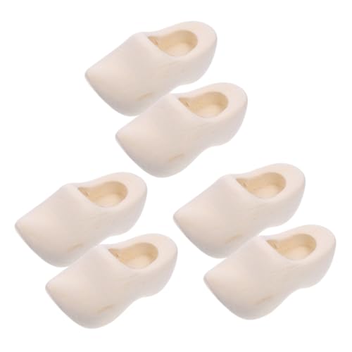 ibasenice 3 Paare Mini Holzschuhe Unfertige Puppenhaus Holzschuh Modelle DIY Bastelbare Miniatur Schuhe Kreative Dekoration für Puppenhäuser und Mini Szenen ibasenice 3 Paare Mini Holzschuhe Unfertige Puppenhaus Holzschuh Modelle DIY Bastelbare Miniatur Schuhe Kreative Dekoration für Puppenhäuser und Mini Szenen von ibasenice
