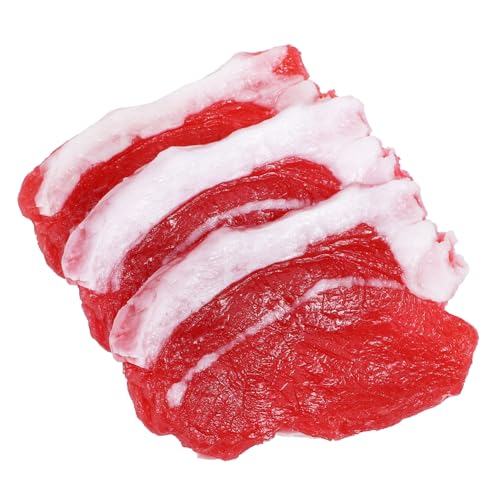 ibasenice 3 STK Schweinefleischimitat Simulation Essen falsches Schweinefleisch Schweine Pig porkys kreatives Schweinefleischmodell schicke Schweinefleischverzierung Harz von ibasenice