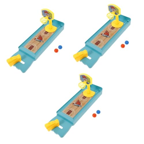 ibasenice 3 Sätze Brettspielspielzeug Für Kinder Mini Tischfußballspiel Tisch-bowlingspiel Tischspiel Spielzeug Desktop-Bowling Kleine Fingerspielzeuge Tischsportspiel Desktop-Spielzeug Abs von ibasenice