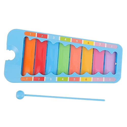 ibasenice 3 Sätze Xylophon Schlagzeug Set Töne Handklopfmusik Für Kinder Im Vorschulalter Musikspielzeug Handklopf Xylophon Xylophon Glockenspiel Xylophon Klavier Blauer von ibasenice