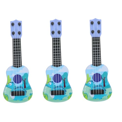 ibasenice 3 Stück Kinder Mini Gitarre Spielzeug Früherziehung Spielzeug Kinder Spielzeug Gitarre Kleinkind Spielzeug Kinder Ukulele Kleinkind Ukulele Simulation Mini Gitarre Kinderspielzeug von ibasenice