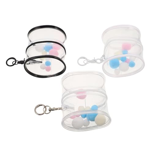 ibasenice 3stücke Dreiteilige Transparente Aufbewahrungstasche Für Actionfiguren Und Spielzeug Aus Robustem PVC-Material Leicht Tragbar Mit Reißverschluss Inklusive Schlüsselanhänger ibasenice 3stücke Dreiteilige Transparente Aufbewahrungstasche Für Actionfiguren Und Spielzeug Aus Robustem PVC-Material Leicht Tragbar Mit Reißverschluss Inklusive Schlüsselanhänger von ibasenice