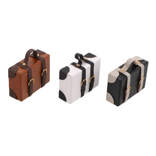 ibasenice 3 Stück Miniatur Koffer aus Holz Vintage Puppenhaus Aktentasche Reisegepäck Dekoratives Miniatur Reiseaccessoire Leichtes Langlebiges Briefcase für Puppenhaus und Mini ibasenice 3 Stück Miniatur Koffer aus Holz Vintage Puppenhaus Aktentasche Reisegepäck Dekoratives Miniatur Reiseaccessoire Leichtes Langlebiges Briefcase für Puppenhaus und Mini von ibasenice