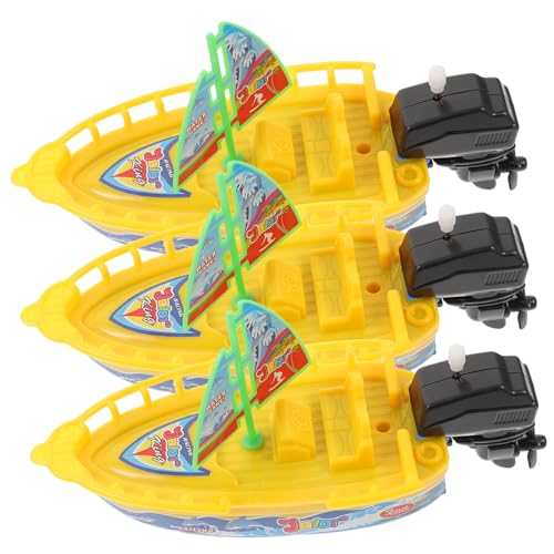 ibasenice 3 Stück Teiliges Aufzieh Wind Up Segelboote Badespielzeug für Kleinkinder Kunststoff Wasserspielzeug für Badewanne Schwimmbad und Dusche Niedliches Badeboot ibasenice 3 Stück Teiliges Aufzieh Wind Up Segelboote Badespielzeug für Kleinkinder Kunststoff Wasserspielzeug für Badewanne Schwimmbad und Dusche Niedliches Badeboot von ibasenice