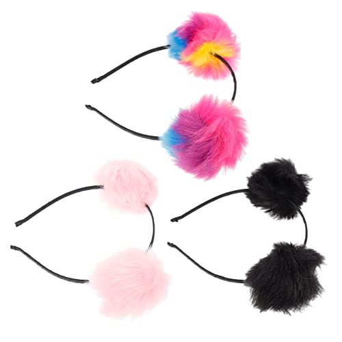 ibasenice 3 Stück Teiliges Haarreif mit Flauschigen Bommeln und Katzenohren Weicher und Bequemer Kopfschmuck für Mädchen für Geburtstag Karneval und Cosplay Partys ibasenice 3 Stück Teiliges Haarreif mit Flauschigen Bommeln und Katzenohren Weicher und Bequemer Kopfschmuck für Mädchen für Geburtstag Karneval und Cosplay Partys von ibasenice
