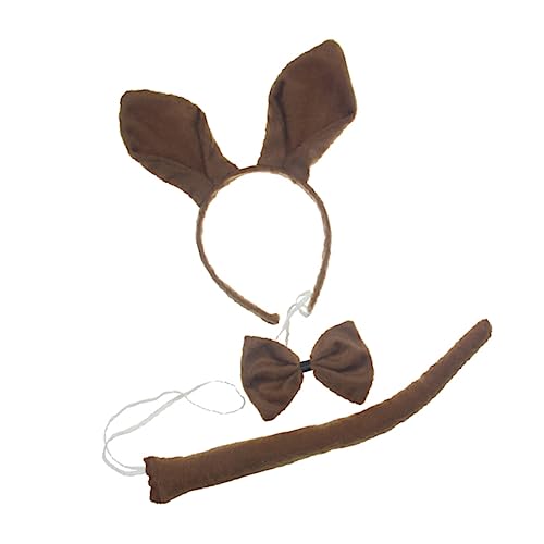 ibasenice 3-Teiliges Kinder- Halloween- Kinder-Performance-Kostüm -Tanzparty-Dekorationen Känguru-Stirnband Fliege -Set Dekorieren Fliege Suite Cosplay ibasenice 3-Teiliges Kinder- Halloween- Kinder-Performance-Kostüm -Tanzparty-Dekorationen Känguru-Stirnband Fliege -Set Dekorieren Fliege Suite Cosplay von ibasenice