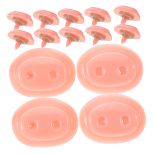 ibasenice 30 Sets Schweinenase Zubehör Schweinenase Für DIY Tierpuppe Schweinenase DIY Puppennase Gefälschte Schweinenase Schweinenase Basteln Schweinenase Für Schweinspielzeug DIY Puppe von ibasenice