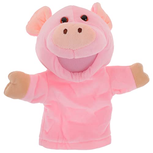 ibasenice 3St Früherziehung Handpuppe Cartoon-Handpuppe Schweinepuppenspielzeug interaktives Spielzeug beschwertes Kuscheltier Toy Handpuppe interessantes Marionettenspielzeug Plüsch von ibasenice