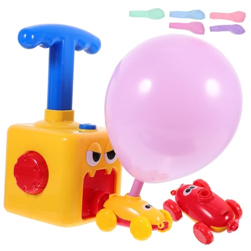 ibasenice 3St Trägheitsauto Spielzeug für Kinder aufblasbare Ballonrenner Power-Ballon-Auto-Spielzeug Ballonauto Kinder puppenwagen kinderspielzeug Auto Spielzeuge Babyauto Spielzeug Yellow von ibasenice