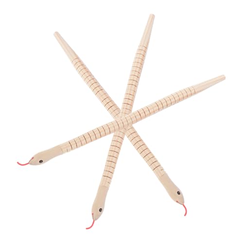 ibasenice 3Stücke Unvollendete Holzschlangen Spielzeuge Flexibles Realistisch Gestaltetes Schlangenspielzeug für Kreative Deko und Streiche für Garten ibasenice 3Stücke Unvollendete Holzschlangen Spielzeuge Flexibles Realistisch Gestaltetes Schlangenspielzeug für Kreative Deko und Streiche für Garten von ibasenice