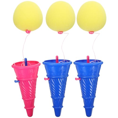 ibasenice 3st Flummi Starten Eiscreme- - Ballwerfer Für Eiscreme-gastgeschenke Outdoor-Shooter Für Outdoor- in Eisform Plastik von ibasenice