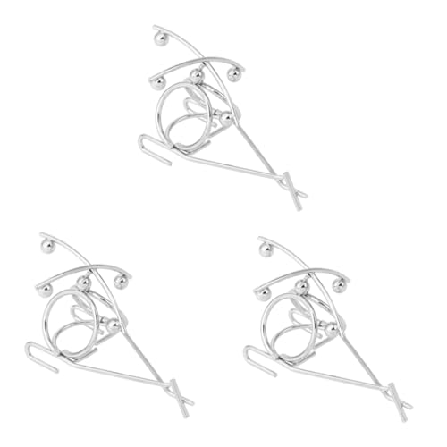 ibasenice 3st Wohnkultur Spielzeug in Ständiger Bewegung Perpetuum Mobile Maschinen Kunst Asteroid Balancierende Skulptur Spielzeuge Spielzeug Für Den Energietisch Newton Gleichgewichtsball von ibasenice