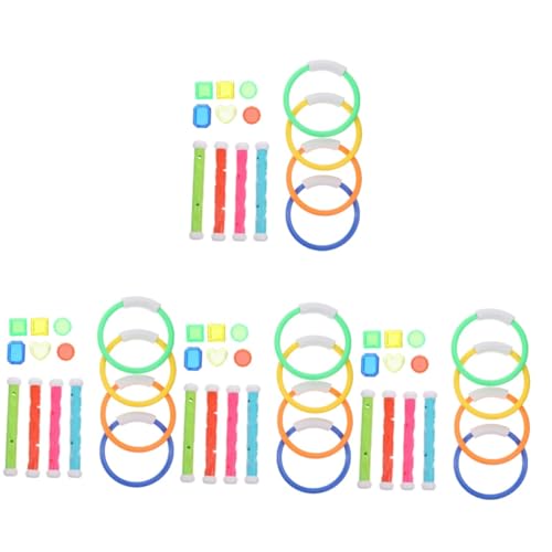ibasenice 4 Sätze Wassertauchspielzeug Kinderschwimmbad Wasserspielzeug Spielzeug Für Babys Praktisches Tauchspielzeug Schwimmspielzeug Für Kinder Tauchkristalle Poolspielzeug Plastik von ibasenice