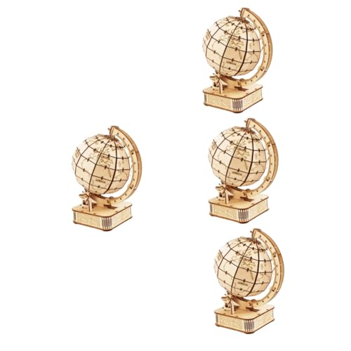 ibasenice 4 Sets Modell Woody Spielzeug Puzzle Globen Kinderspielzeug Kleinkind Spielzeug Kleinkind Puzzles Spielzeug Für Kleinkinder Lernspielzeug Förmige Puzzles von ibasenice