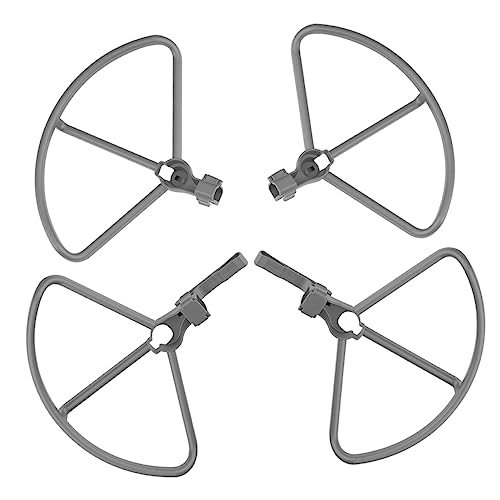 ibasenice 4 Stück Air22s Antikollisionsring Rc-Autos Kontrolle Quadcopter Ferngesteuerter Hubschrauber Rc-flugzeugpropeller Rc-Hubschrauber Propellerspielzeug Bausatz Jet Abs Grey von ibasenice