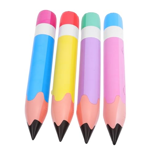 ibasenice 4 Stück Aufblasbarer Großer Buntstift aus Teiliges Mehrfarben Langlebige Party Deko und Fotorequisite für Schulanfang Geburtstag und Klassenzimmer ibasenice 4 Stück Aufblasbarer Großer Buntstift aus Teiliges Mehrfarben Langlebige Party Deko und Fotorequisite für Schulanfang Geburtstag und Klassenzimmer von ibasenice
