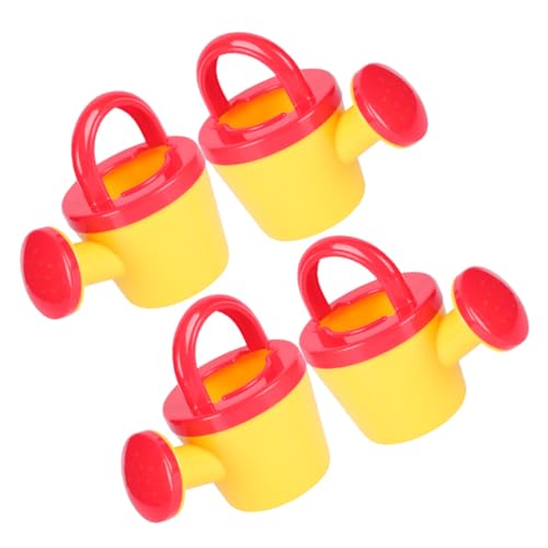 ibasenice 4 Stück Badezimmerspielzeug Plastikgießkanne Badespielzeug Für Kleinkinder Gießkanne Pflanzen Badespielzeug Für Babys Pflanzen Gießkanne Gießkanne Garten Gießkanne Pp Yellow von ibasenice