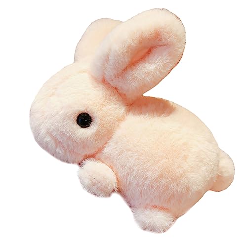 ibasenice 4 Stück Kaninchen Plüschtier Babygeburtstagsgeschenk Hasenpuppe für Kinder Hasen Kuscheltier hasenfiguren Hase Plüsch dekorativer ausgestopfter Hase PP Baumwolle Rosa von ibasenice