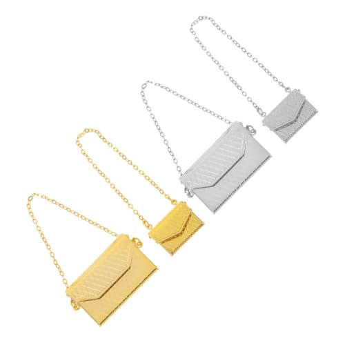 ibasenice 4 Stück Maßstab Kleine Schultertaschen Elegante Mini Geldbörsen für Puppen Zubehör Geschenkverpackt ibasenice 4 Stück Maßstab Kleine Schultertaschen Elegante Mini Geldbörsen für Puppen Zubehör Geschenkverpackt von ibasenice