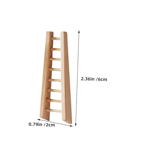 ibasenice 4 Stück Miniatur Holzleiter aus Stabilem Naturholz Detailgetreues Puppenhaus Möbelstück Flexibel und Tragbar für DIY Mikro Landschaften und Miniatur Dekorationen ibasenice 4 Stück Miniatur Holzleiter aus Stabilem Naturholz Detailgetreues Puppenhaus Möbelstück Flexibel und Tragbar für DIY Mikro Landschaften und Miniatur Dekorationen von ibasenice
