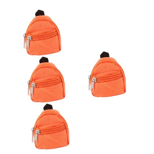 ibasenice 4 Stück Puppenrucksack Puppen-Klassenzimmer-Spielset Mini-Rucksäcke Puppenreisetasche Kinder sammlerstücke Büchertasche Spielzeuge Mini-Hausschmuck Mini-Schultasche Stoff von ibasenice