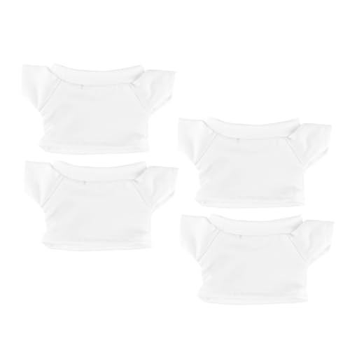 ibasenice 4 Stück Teiliges Basis T Shirt für Kuschelbären Weiche Austauschbare Puppenbekleidung Modische Sorgfältig Gefertigte Plüschbären T Shirts in Einfarbig Passend für Stofftiere ibasenice 4 Stück Teiliges Basis T Shirt für Kuschelbären Weiche Austauschbare Puppenbekleidung Modische Sorgfältig Gefertigte Plüschbären T Shirts in Einfarbig Passend für Stofftiere von ibasenice