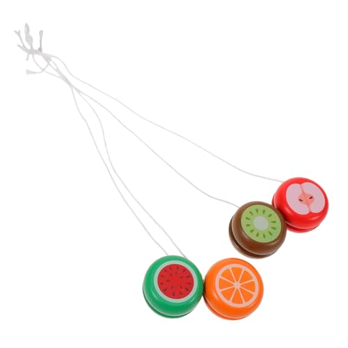 ibasenice 4 Stück Teiliges Holz-yoyo mit Niedlichen Obstmotiven Tragbare Schnurspielzeuge für Reaktionsschnell für Anfänger Vielseitiges Lernspielzeug und Partypreise für Kindergarten und ibasenice 4 Stück Teiliges Holz-yoyo mit Niedlichen Obstmotiven Tragbare Schnurspielzeuge für Reaktionsschnell für Anfänger Vielseitiges Lernspielzeug und Partypreise für Kindergarten und von ibasenice