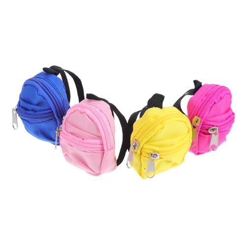 ibasenice 4 Stück Teiliges Mini-Rucksack Puppen Trendige Winzige Schulranzen mit Reißverschluss Miniatur-puppenrucksäcke für Fantasievolles Rollenspiel und Puppenkleiderwechsel ibasenice 4 Stück Teiliges Mini-Rucksack Puppen Trendige Winzige Schulranzen mit Reißverschluss Miniatur-puppenrucksäcke für Fantasievolles Rollenspiel und Puppenkleiderwechsel von ibasenice