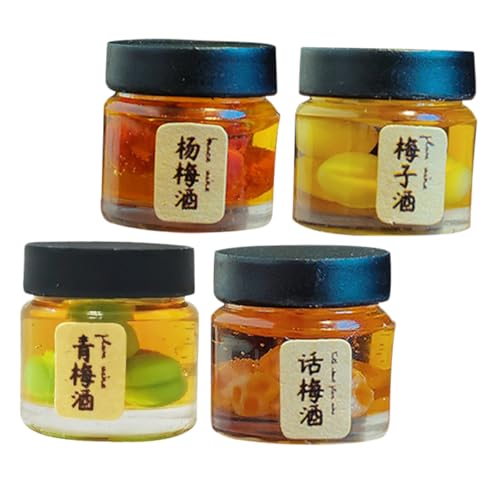 ibasenice 4 Stück Teiliges Miniatur-fruchtwein-Flaschen für Puppenhausdeko Realistische Mini-Dekorationen Vielseitig für Kreatives Basteln und Pretend Play Detailgetreu Gestaltet Farbenfrohe ibasenice 4 Stück Teiliges Miniatur-fruchtwein-Flaschen für Puppenhausdeko Realistische Mini-Dekorationen Vielseitig für Kreatives Basteln und Pretend Play Detailgetreu Gestaltet Farbenfrohe von ibasenice