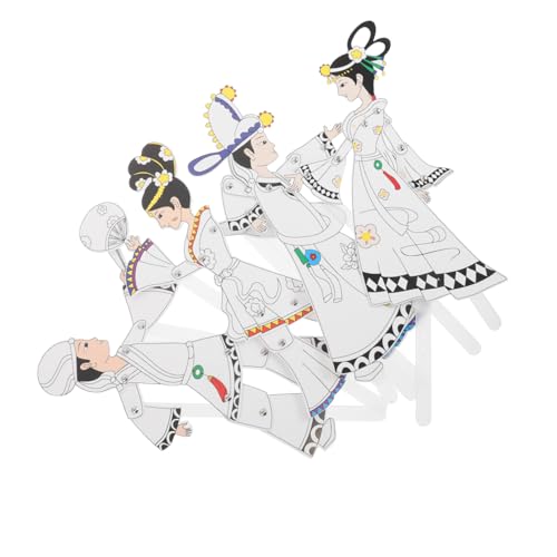 ibasenice 4 Stück Teiliges Shadow Puppet Bastelset DIY Chinesische Schattenfiguren mit Handbemalten Charakteren Komplettes Bastelmaterial für Schule Kunstprojekte Kulturelle Veranstaltungen ibasenice 4 Stück Teiliges Shadow Puppet Bastelset DIY Chinesische Schattenfiguren mit Handbemalten Charakteren Komplettes Bastelmaterial für Schule Kunstprojekte Kulturelle Veranstaltungen von ibasenice