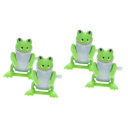 ibasenice 4 Stück Uhrwerk-Frosch-Spielzeug süße Froschmodelle süßer Frosch Froschfigur Spielzeug für Kinder kinderspielzeug Frog Spielzeuge Windfroschspielzeug Froschmodell Spielzeug Abs von ibasenice