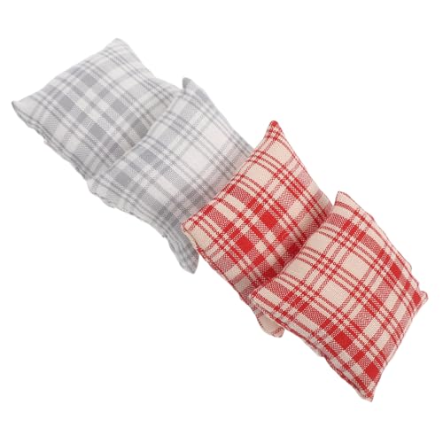 ibasenice 4 Stücke Teiliges Miniatur Puppenhaus Kissen Weiche Baumwoll-Kissen Dekorative Mini Sofakissen für Puppenhaus Wohnzimmer Vielseitige Puppenmöbel Accessoires Einfache Reinigung ibasenice 4 Stücke Teiliges Miniatur Puppenhaus Kissen Weiche Baumwoll-Kissen Dekorative Mini Sofakissen für Puppenhaus Wohnzimmer Vielseitige Puppenmöbel Accessoires Einfache Reinigung von ibasenice