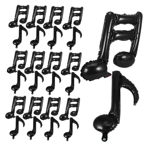 ibasenice 40stücke Luftballons Mit Musiknoten-motiven Partyzubehör Für Musik-geburtstage Folienballons Aus Mylar Mit Musikinstrumenten Schwarz Für Partys Babypartys Und Dekorationen ibasenice 40stücke Luftballons Mit Musiknoten-motiven Partyzubehör Für Musik-geburtstage Folienballons Aus Mylar Mit Musikinstrumenten Schwarz Für Partys Babypartys Und Dekorationen von ibasenice