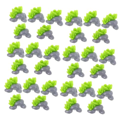 ibasenice 40 Stück Miniatur Gartensteine mit Künstlichen Pflanzen Wetterfestes Harzmaterial Vielseitige Dekoration für Miniaturgärten Terrarien und Puppenhäuser für Kleine Außen Innenszenen ibasenice 40 Stück Miniatur Gartensteine mit Künstlichen Pflanzen Wetterfestes Harzmaterial Vielseitige Dekoration für Miniaturgärten Terrarien und Puppenhäuser für Kleine Außen Innenszenen von ibasenice