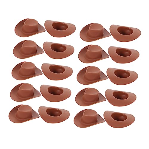 ibasenice 40 Stück Teiliges Mini Cowboyhut aus Robustem Kunststoff Kleine Miniatur Hüte für Puppen Dekoration DIY Bastelzubehör Leicht und Langlebig für Puppenkleidung und Miniaturprojekte ibasenice 40 Stück Teiliges Mini Cowboyhut aus Robustem Kunststoff Kleine Miniatur Hüte für Puppen Dekoration DIY Bastelzubehör Leicht und Langlebig für Puppenkleidung und Miniaturprojekte von ibasenice