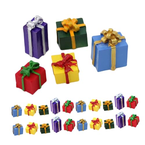 ibasenice 40 Stück Teiliges Miniatur-weihnachtsschmuck Resin Kompakte Mini-geschenkboxen Leichte Robuste Weihnachtsfiguren für Puppenhaus Tragbare Festtagsdekoration zur Weihnachtszeit ibasenice 40 Stück Teiliges Miniatur-weihnachtsschmuck Resin Kompakte Mini-geschenkboxen Leichte Robuste Weihnachtsfiguren für Puppenhaus Tragbare Festtagsdekoration zur Weihnachtszeit von ibasenice