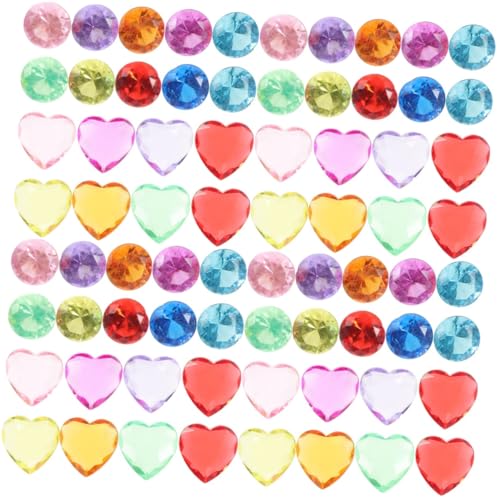 ibasenice 400 STK Edelsteine playmobile prinzessinschloss haarsschmuck Karten Dekoration gemuse DIY zubehör Diamanten zur Dekoration Aufkleber bastelsets für Kinder DIY liefert Acrylhandwerk von ibasenice