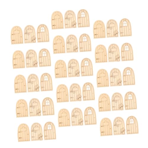 ibasenice 45 Stück Elfentor Basteln Öffnen Mikrolandschaftsdekoration Winzige Puppenhaus Innentür Puppenhaus Zubehör Beige Holz ibasenice 45 Stück Elfentor Basteln Öffnen Mikrolandschaftsdekoration Winzige Puppenhaus Innentür Puppenhaus Zubehör Beige Holz von ibasenice