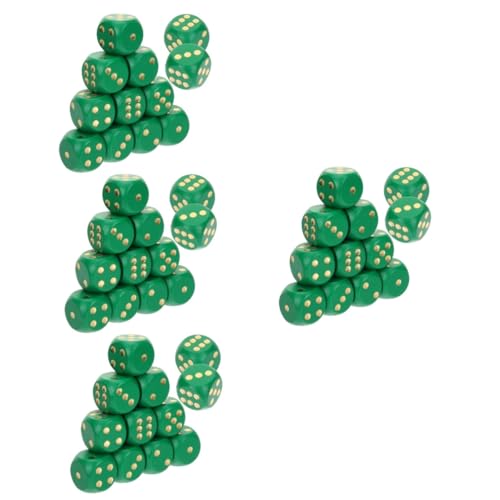 ibasenice 48 STK Würfel Spielzeug настольные игры St. Patrick's Day st. Patrick's Day spielsachen kucheltier Toy st. Patrick Day Zubehör st. Patrick Dekor st. Patrick Partygeschenke Holz von ibasenice