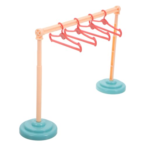 ibasenice 4Er Set Puppen Kleiderbügel Kleiderbügel Spielzeughaus Kleiderbügel Mini Babypuppen Kleinkindmöbel Kleiderständer Babys Puppen Puppenhausmöbel Kleiderbügel Hüte von ibasenice