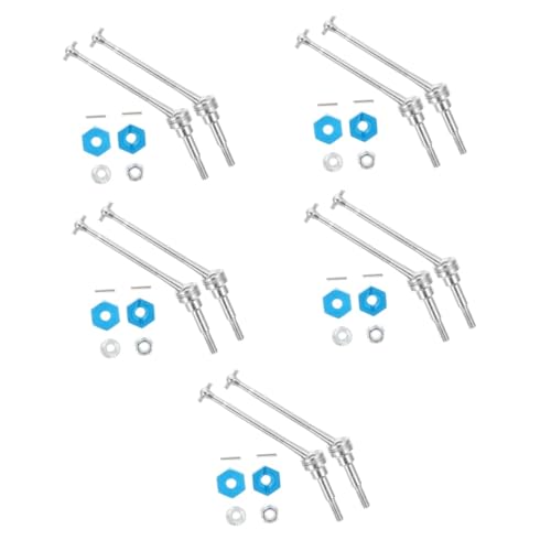 ibasenice 5 Sätze 12423 Antriebswelle Zubehörteil Kompakter Vorderschaft Kompakter Entfernter Autoschacht Remote-Auto-versorgung Praktischer Tauchschacht Fernbedienung LKW Aluminiumlegierung von ibasenice