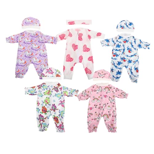 ibasenice Puppenkleid Modisches Mini-puppenzubehör Babypuppenkleidung Outfits Für Mädchen von ibasenice