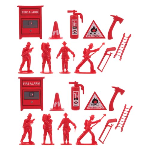 ibasenice 5 Sätze Teiliges Feuerwehrmann-spielset mit Detailreichen Mini-feuerwehrfiguren und Löschzubehör Robustes Kunststoff-Material Kreative Feuerwehr-Rollenspiel-Requisiten für ibasenice 5 Sätze Teiliges Feuerwehrmann-spielset mit Detailreichen Mini-feuerwehrfiguren und Löschzubehör Robustes Kunststoff-Material Kreative Feuerwehr-Rollenspiel-Requisiten für von ibasenice