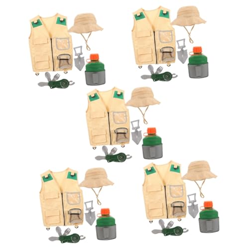 ibasenice 5 Sets Kinder Abenteuerkleidung Kinder Outdoor Spielset Kleinkind Kostüme Kleinkind Spielset Outdoor Campingausrüstung Für Kinder Jungen Lupe Für Kinder Outdoor von ibasenice