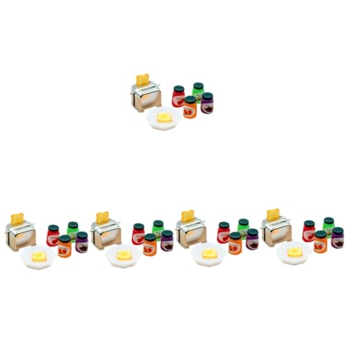 ibasenice 5 Sets Mini Toaster Miniaturen Brot Toaster Brotbackmaschine Brotmaschine Spielzeug Heimdekoration Hausdekorationen Für Zuhause Puppenhaus Miniatur Landschaft Requisite von ibasenice