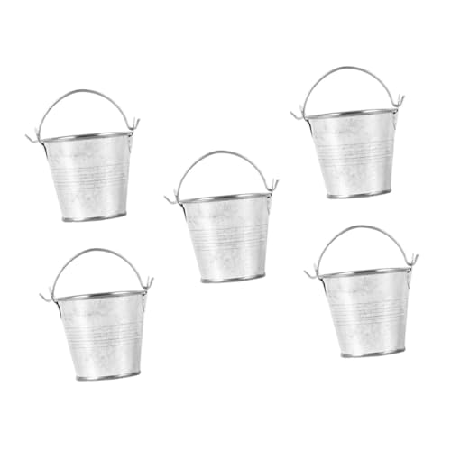 ibasenice 5 Stück Kleine Eimer Pflanzkübel für Sukkulenten Balkon Deko Tragbar Robust Glänzend ibasenice 5 Stück Kleine Eimer Pflanzkübel für Sukkulenten Balkon Deko Tragbar Robust Glänzend von ibasenice