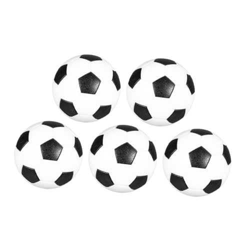 ibasenice 5 Stück Mini Tischfußball Mini Fußbälle Tischfußball Tischfußball Zubehör Tischfußball Ersatzbälle Fußbälle Tischfußball Tischfußball Spieltisch Kunststoff von ibasenice